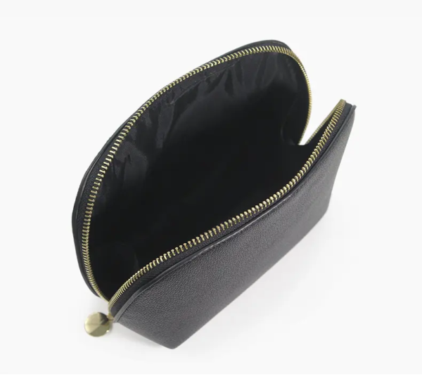 PU Leather Cosmetic Bag for Women Minimalism Makeup Bag - Image 7