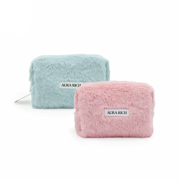 Fashionable Travel Furry Makeup Cosmetic Storage Bag - Image 4