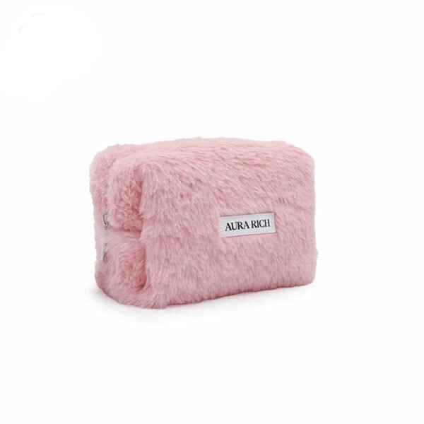 Fashionable Travel Furry Makeup Cosmetic Storage Bag - Image 3