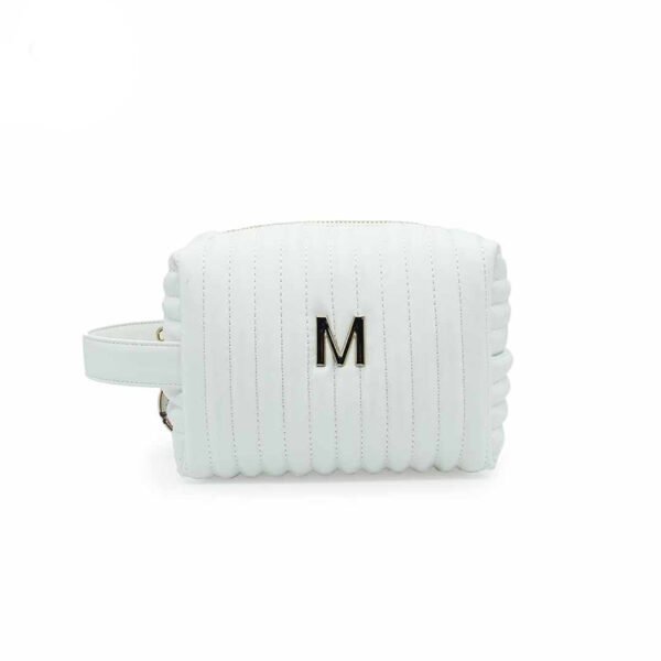 Personalized Velvet Custom Small Travel Quilted Toiletry Cosmetic Bag - Image 5