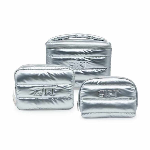 Popular Quilted Design Nylon Fluffy Cosmetic Bag - Image 12