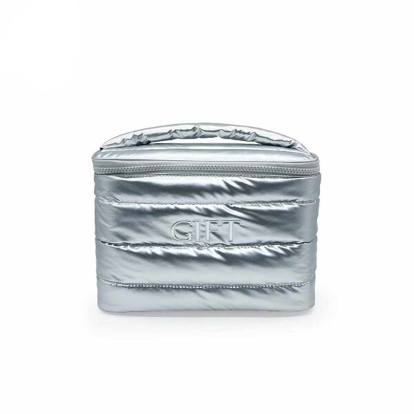 Popular Quilted Design Nylon Fluffy Cosmetic Bag - Image 2