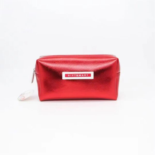 Make UP Bag Leather PU Pearly Lustre Cosmetic Bag - Image 5