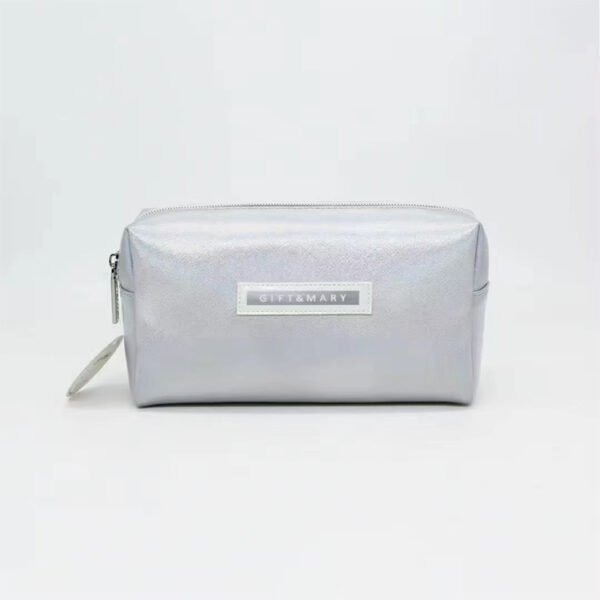 Make UP Bag Leather PU Pearly Lustre Cosmetic Bag - Image 2