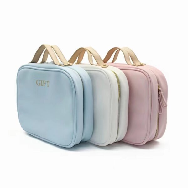 Travel Skincare Toiletry Bag Waterproof Multi-zone Storage With Protective Cover Portable Cosmetic Bag - Image 3