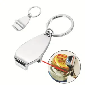 Metal BeerBottle Opener Keychain