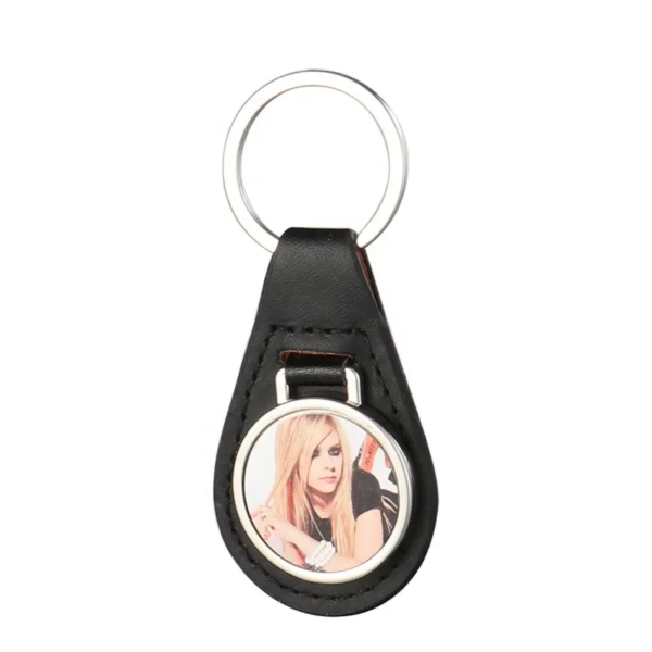 Custom Keychain Sublimation Leather Metal Keychains - Image 5