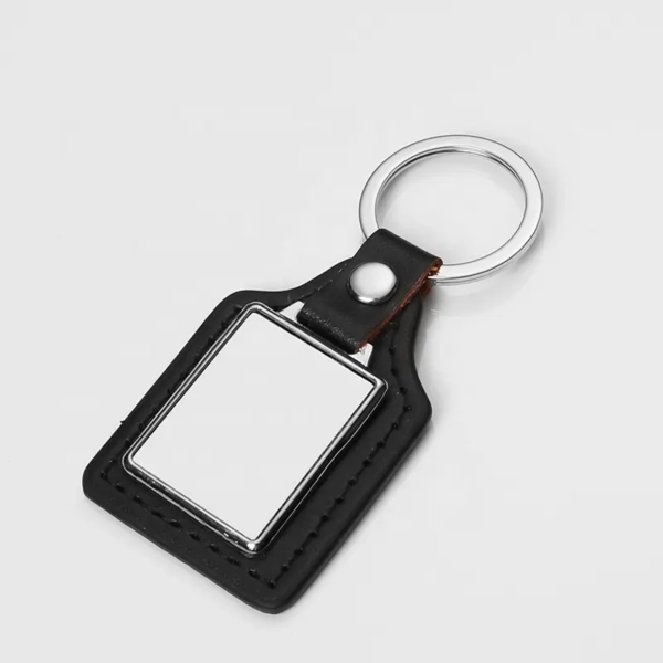 Custom Keychain Sublimation Leather Metal Keychains - Image 4