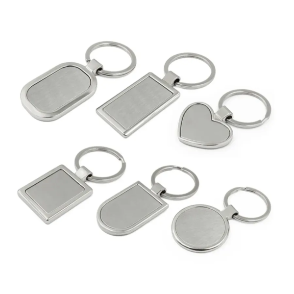 Multi-Shape Metal Keychains Personalized Promotional Blank Keychains - Image 4