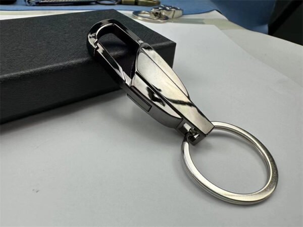 Blank Safety Keychain Metal Custom Logo Metal Car Keychain - Image 2