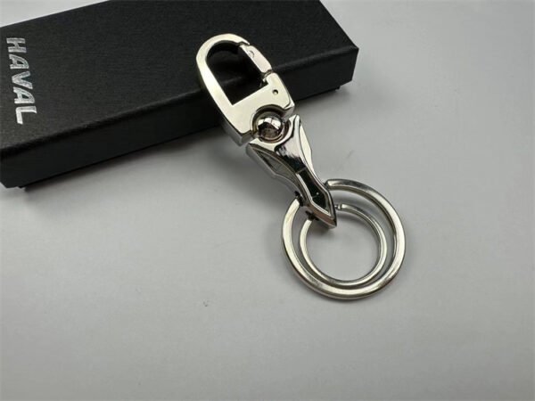 Blank Safety Keychain Metal Custom Logo Metal Car Keychain - Image 4