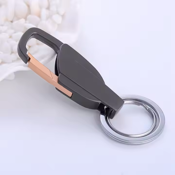 Blank Safety Keychain Metal Custom Logo Metal Car Keychain - Image 5