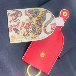 Custom logo PU Leather Luggage Tag for travel