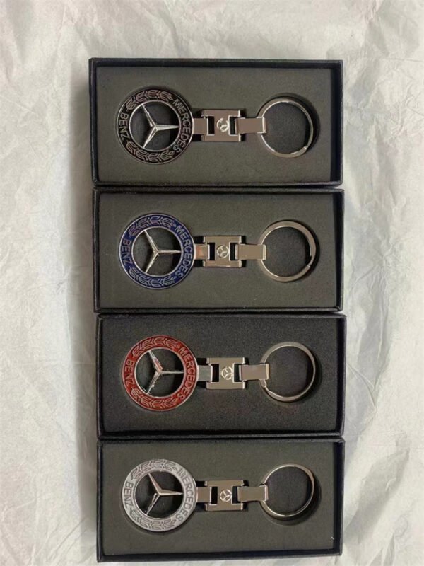 Custom Brand Zinc Alloy Car Keychain - Image 4