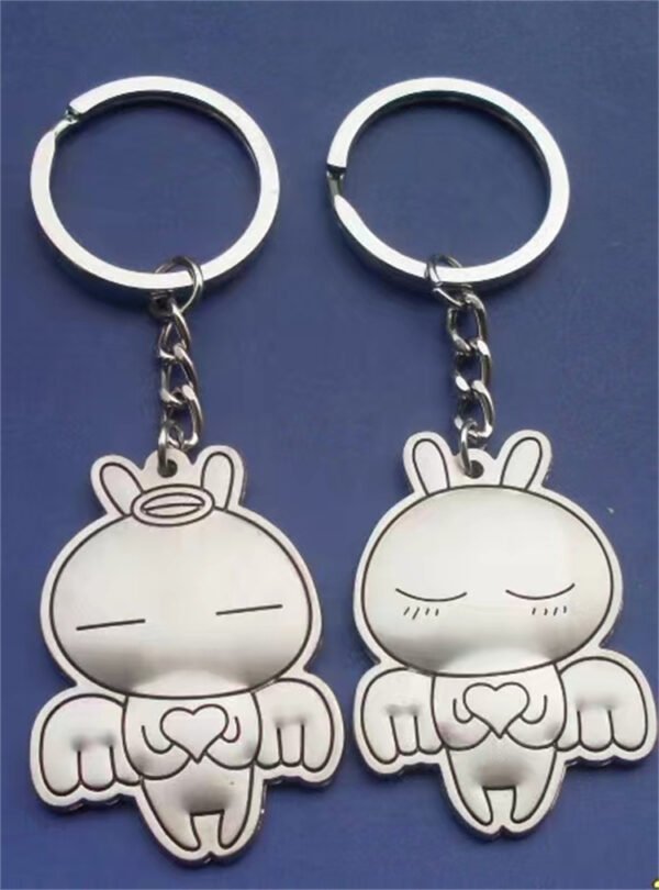 Laser Engraving Stainless Steel Metal Key Chain - Image 3