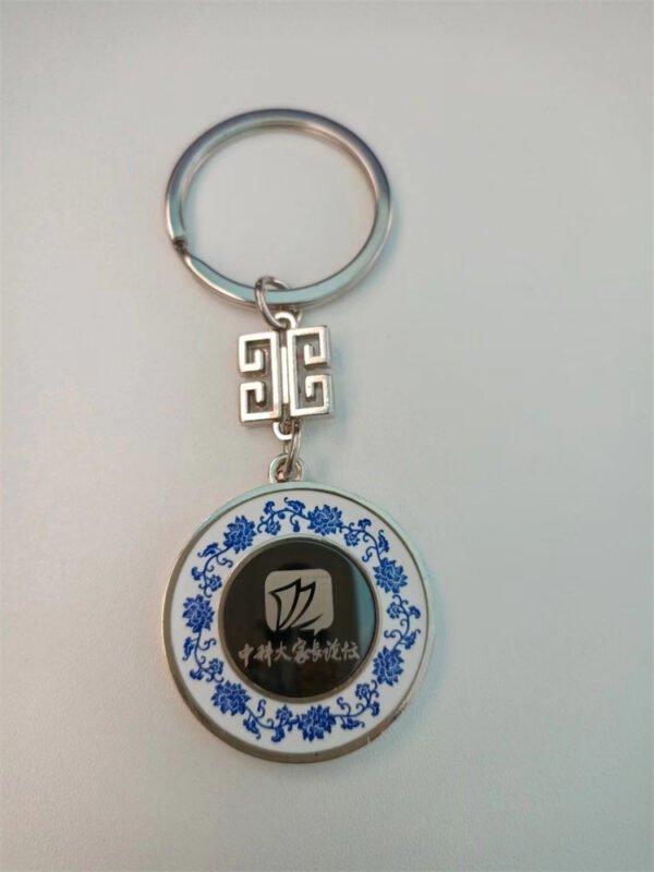 Custom epoxy printed metal keyring - Image 3